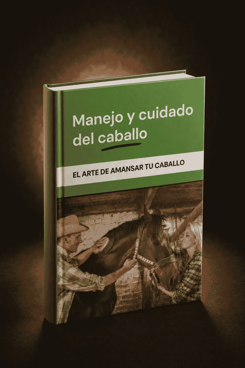Mockup del bono Manejo y cuidados del caballo